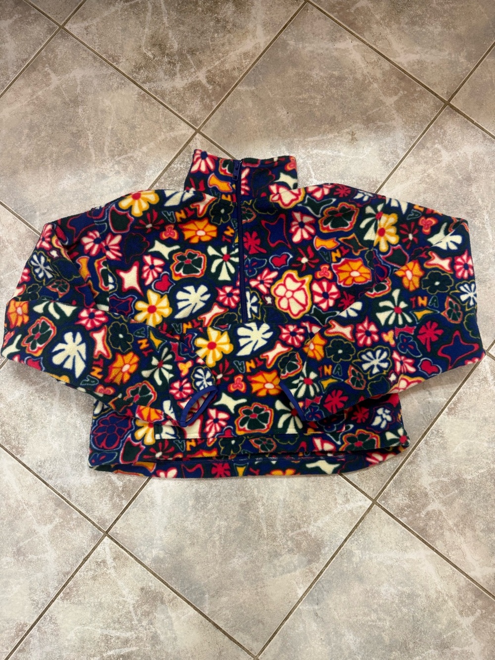 Aritzia TNA Polar Fleece Kaleidoscope